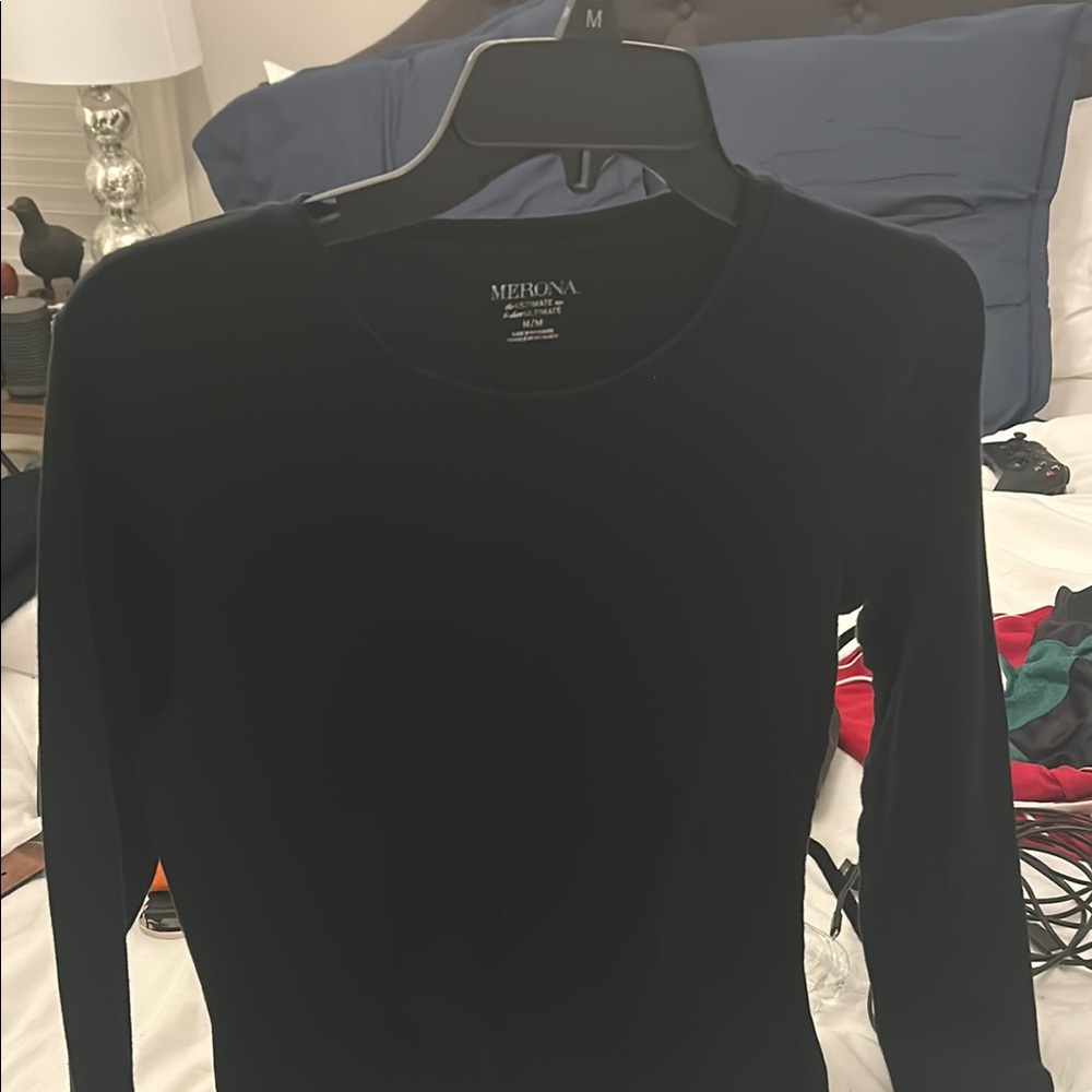 Merona Elegant Black Top